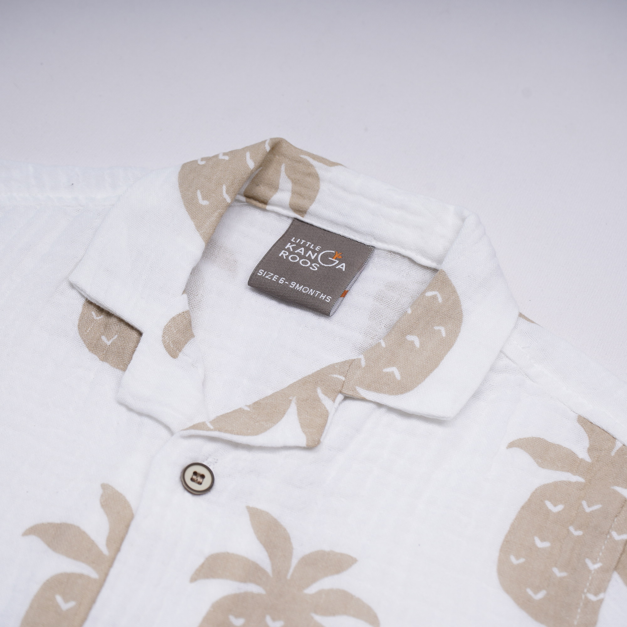Little Kangaroo Pineapple Print Baby Co-ord Set