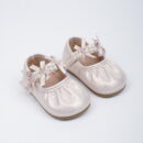 Pearl Bow Baby Shoes