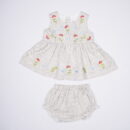 Pinkreban Girls Wear Set – Grey Floral