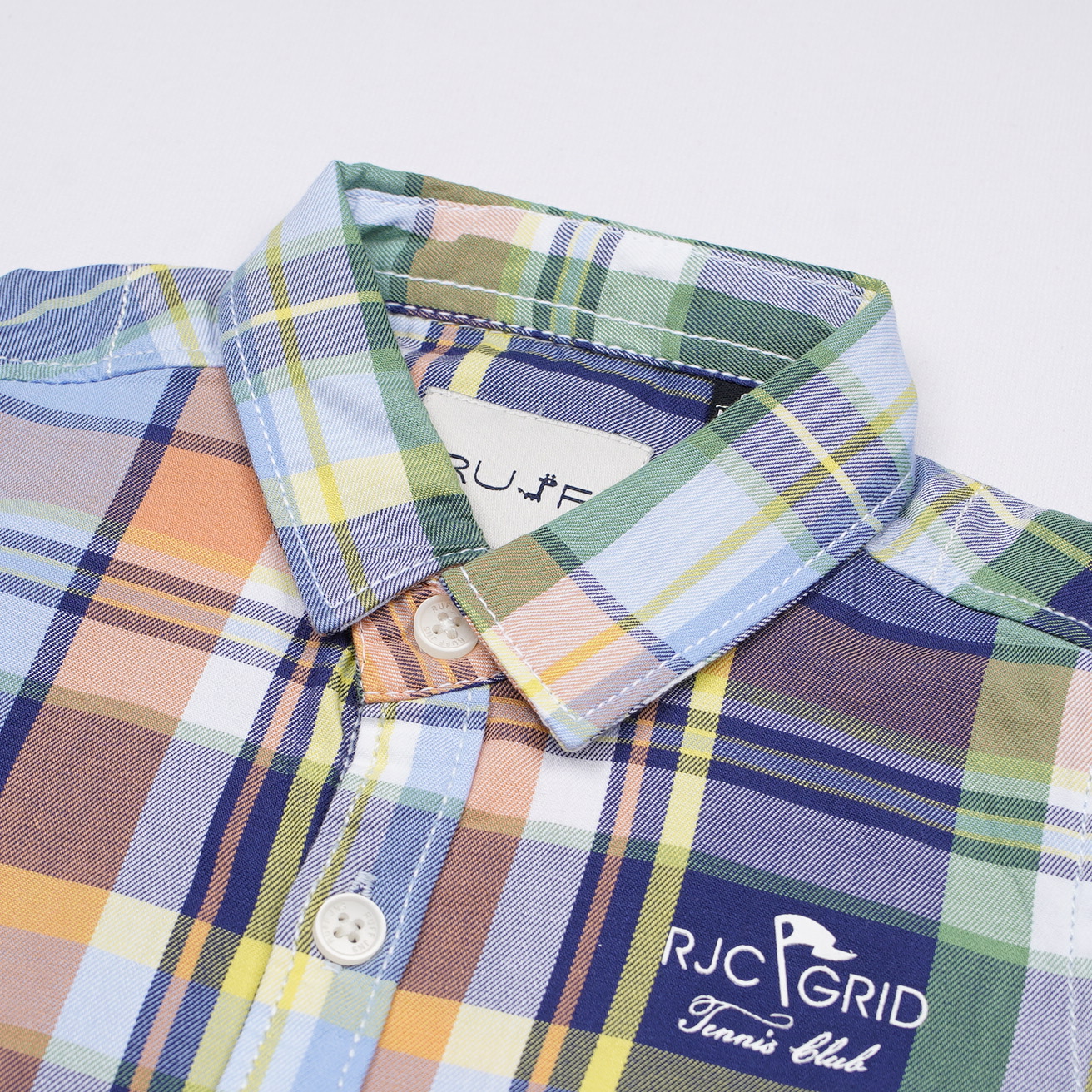 Boys Multicolor Checked Half Sleeve Shirt