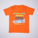 Orange Printed Kids T-Shirt