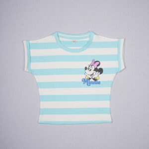 Minnie Mouse Striped Kids T-Shirt