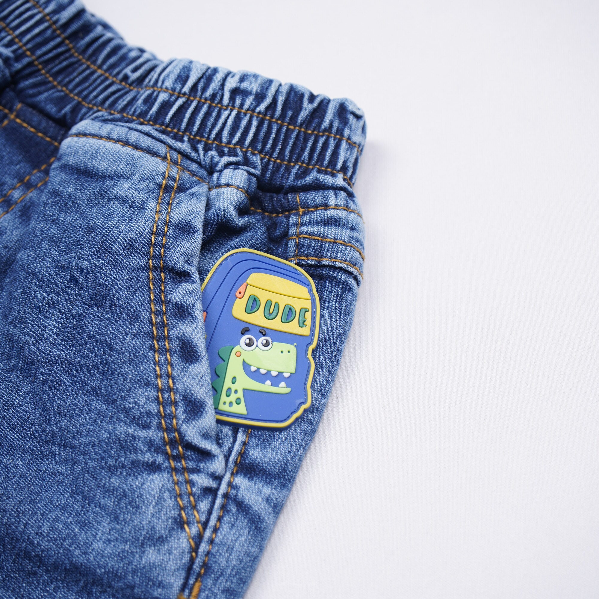 Little Kangaroos Dark Blue Denim Shorts