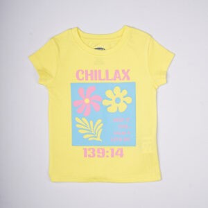 Korkak Gold Yellow Floral Graphic Kids' T-Shirt