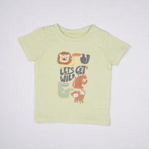 MiniKlub Baby Boys Green Safari Animal
