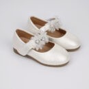 ketimport Girl Shimmer White Floral Pearl Bellies
