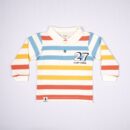 Ollypop Boys' Striped Long Sleeve Polo T-Shirt