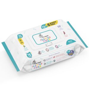 R for Rabbit Feather Baby Wet Wipes (78 Wipes)