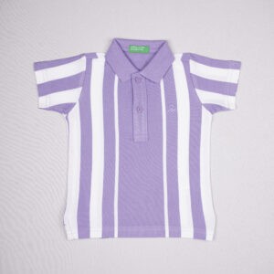 Boys Striped Polo T-Shirt