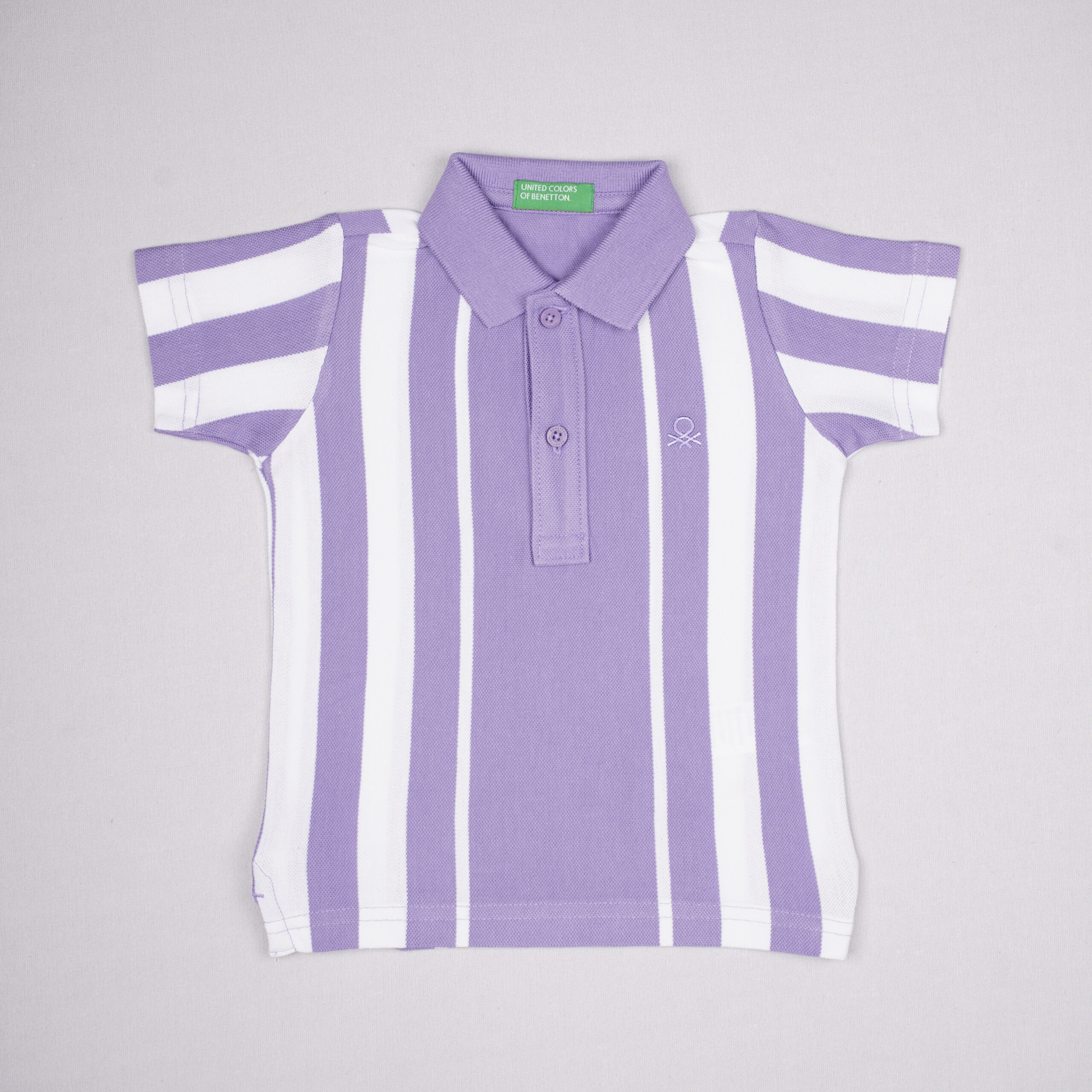 Boys Striped Polo T-Shirt