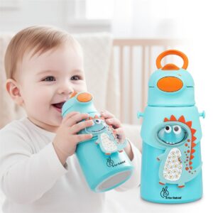 R for Rabbit - Steebo Zoolie - Sippy Water Bottle (Blue)