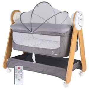 R For Rabbit Lullabies Woodsy Electric Cradle - Grey