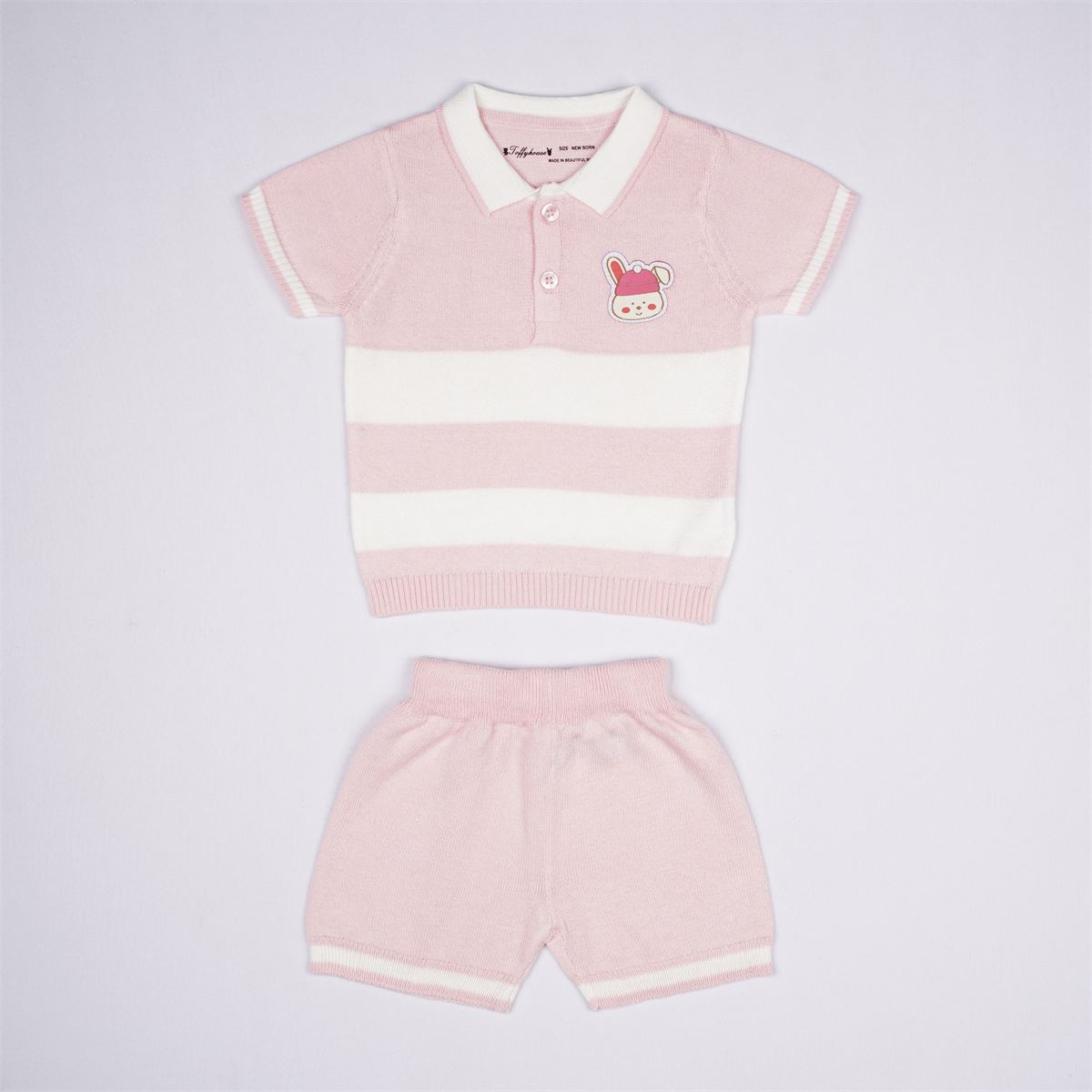 Toffyhouse Knitted Polo Shirt and Shorts Set