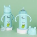 R for Rabbit Stainless Steel Sipper & Feeding Bottle (Light Blue)