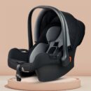 R for Rabbit Car Seat & Carry Cot (Dark Grey & Black)