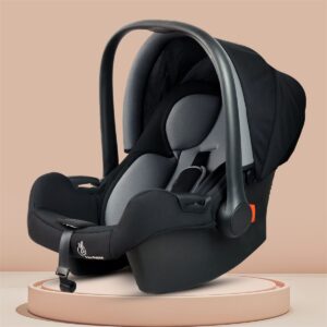 R for Rabbit Car Seat & Carry Cot (Dark Grey & Black)
