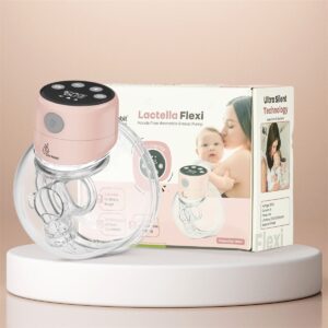 R for Rabbit Lactella Flexi Hands Free Wearable Breast Pump (Pink)
