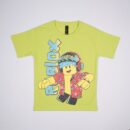 G-STONE Lime Green Crew-Neck T-Shirt