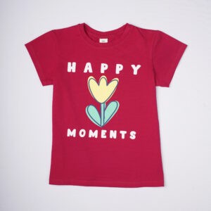 Daily Wear Red Floral Kids' T-Shirt