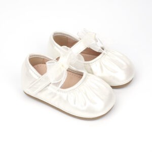 Urbantos Baby Girl Pearl Cream Bow Bellies