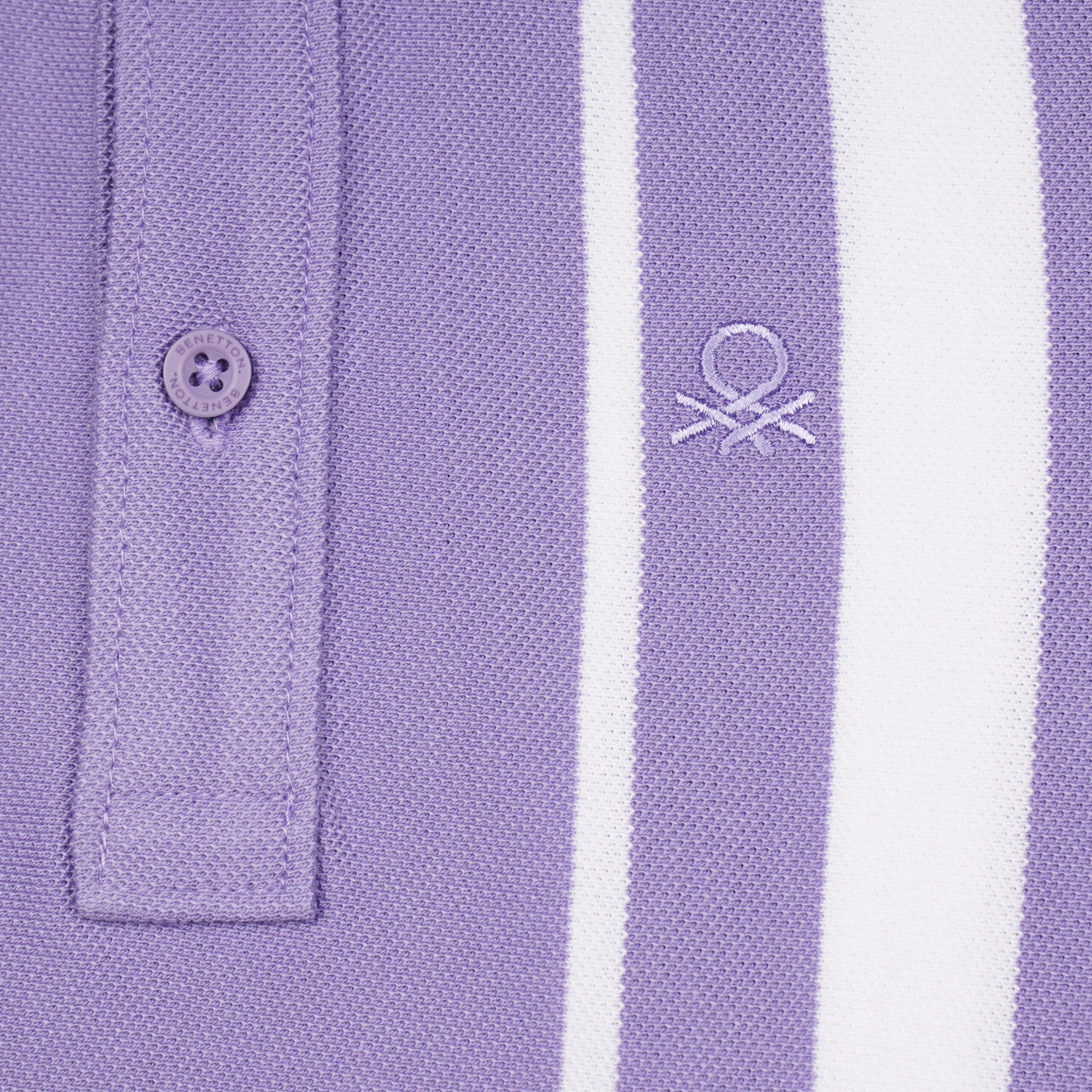 Boys Striped Polo T-Shirt