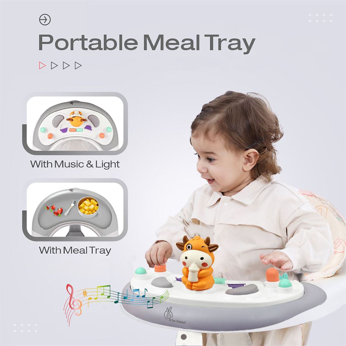 R for Rabbit Musical Baby Walker