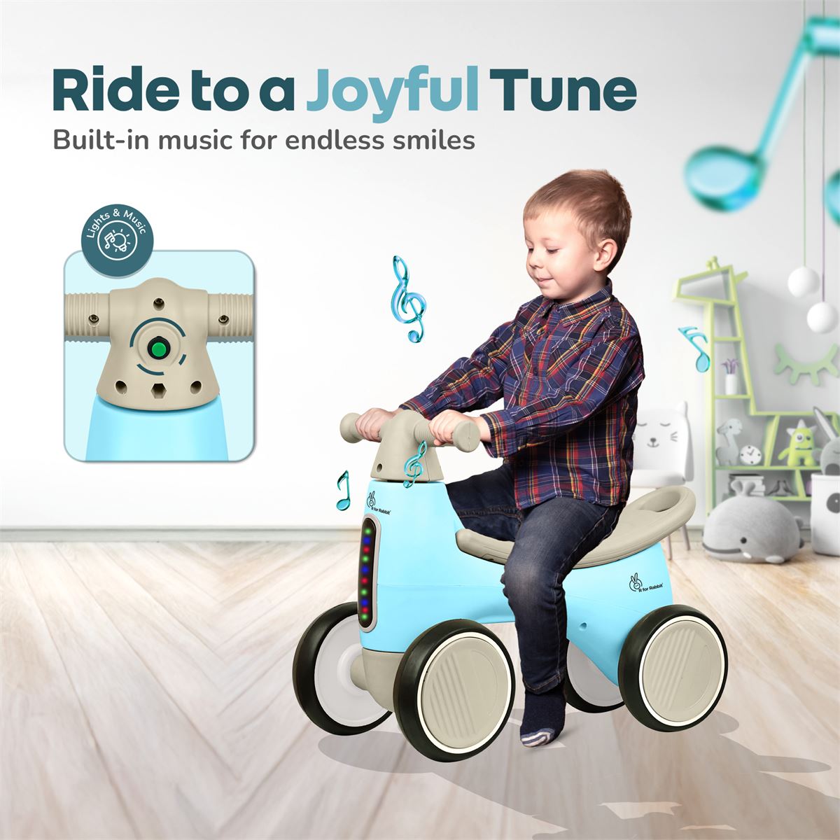 R For Rabbit - Speedster Glider - Rideon Car