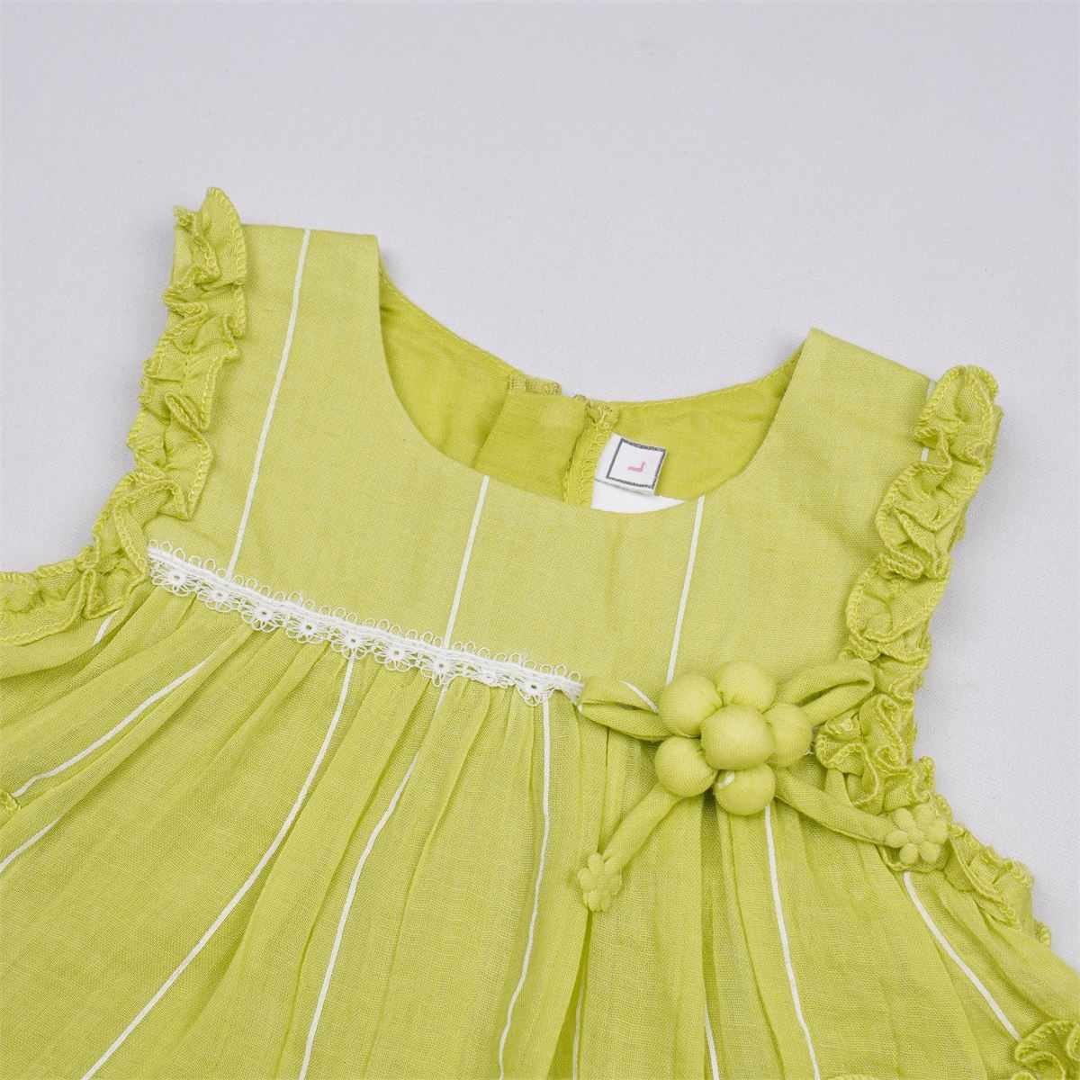 Justttos Lime Green Frock