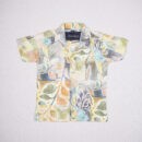 Don Juan Casuals Boys' Lime Printed Half-Sleeve Resort Shirt