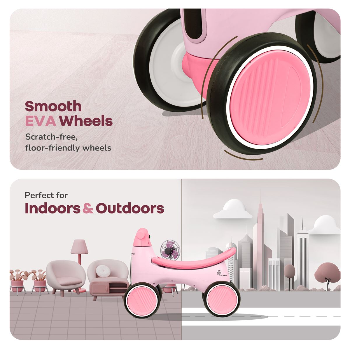 R For Rabbit Speedster Glider Rideon Car