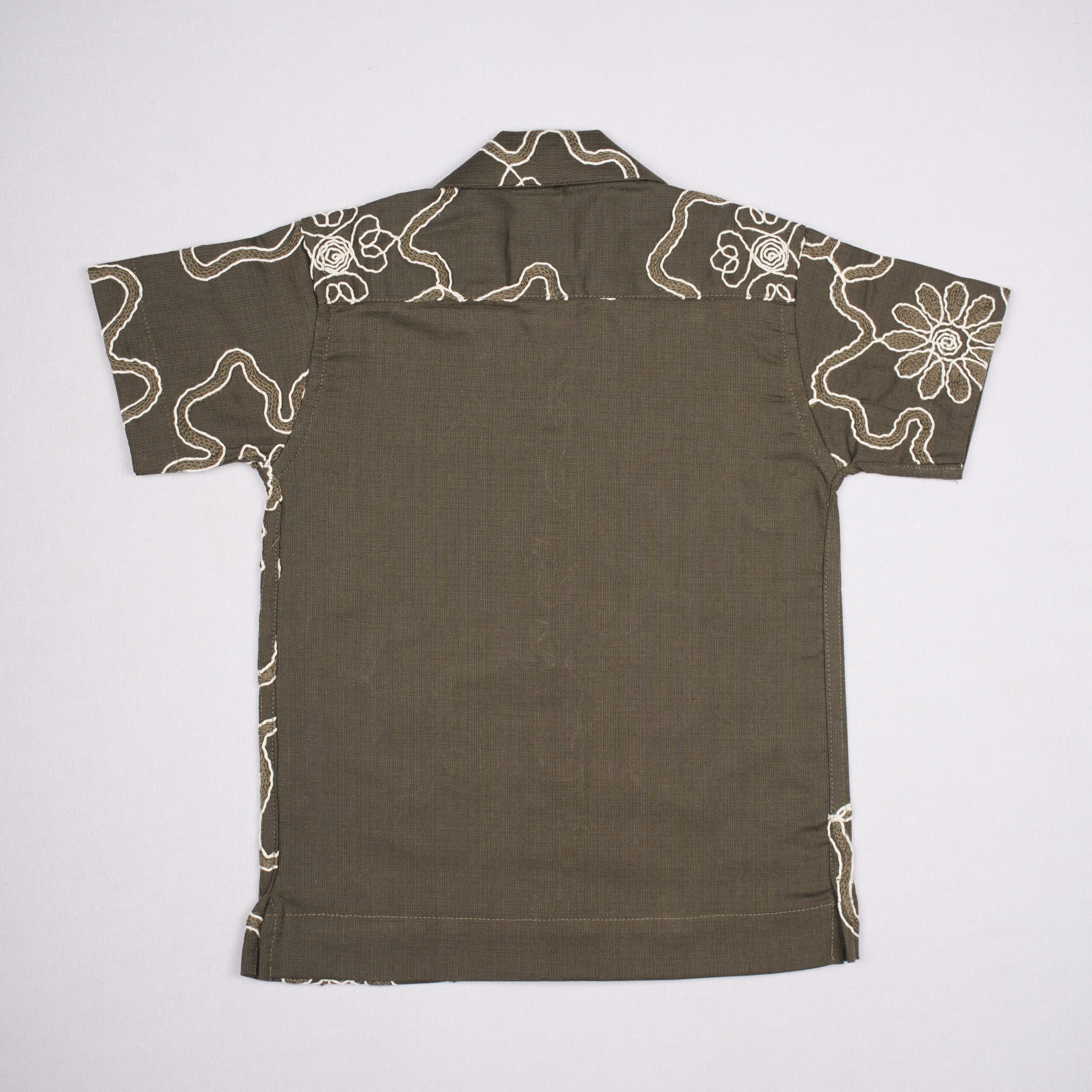 Chase Boys Embroidered Boxy Fit Casual Shirt
