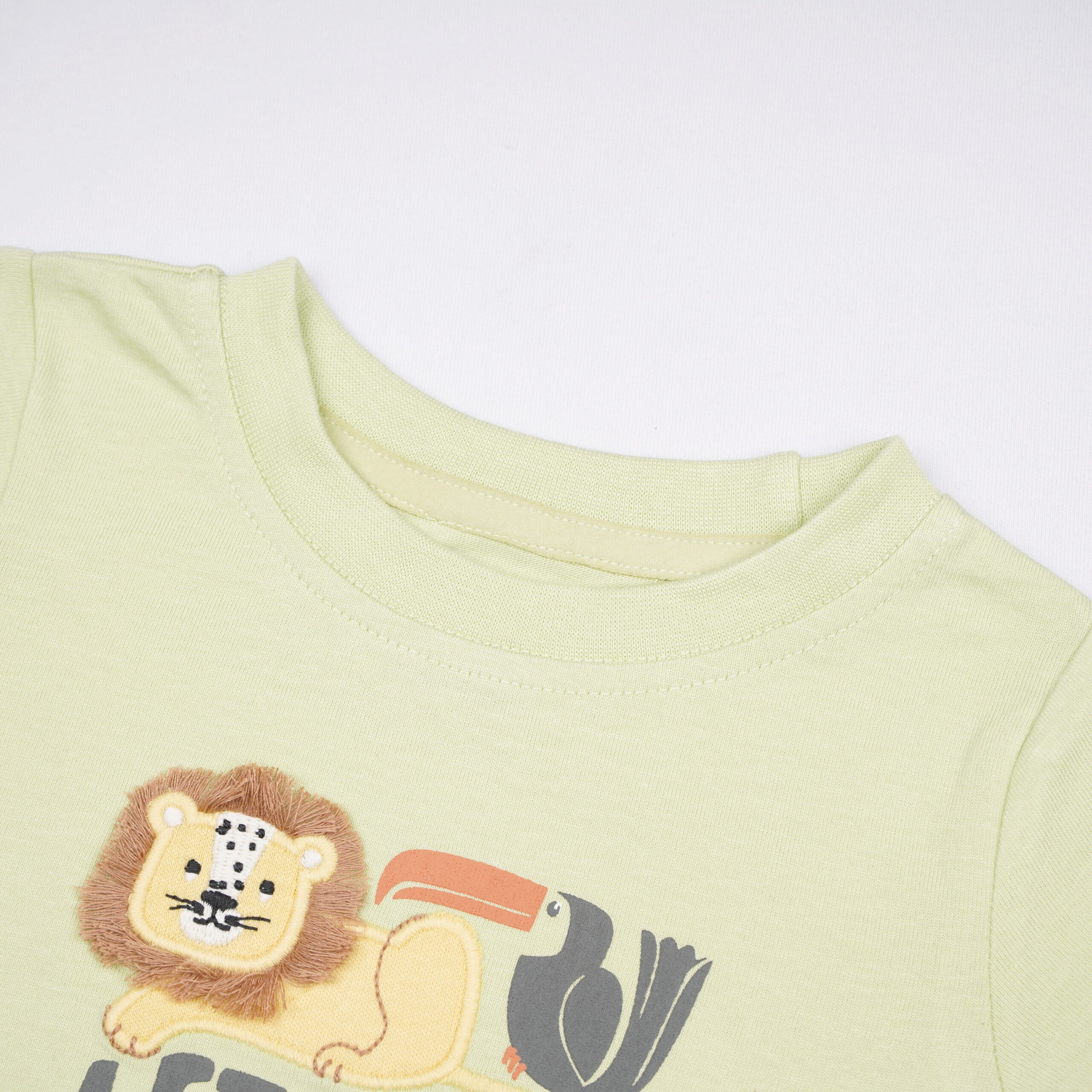 MiniKlub Baby Boys Green Safari Animal