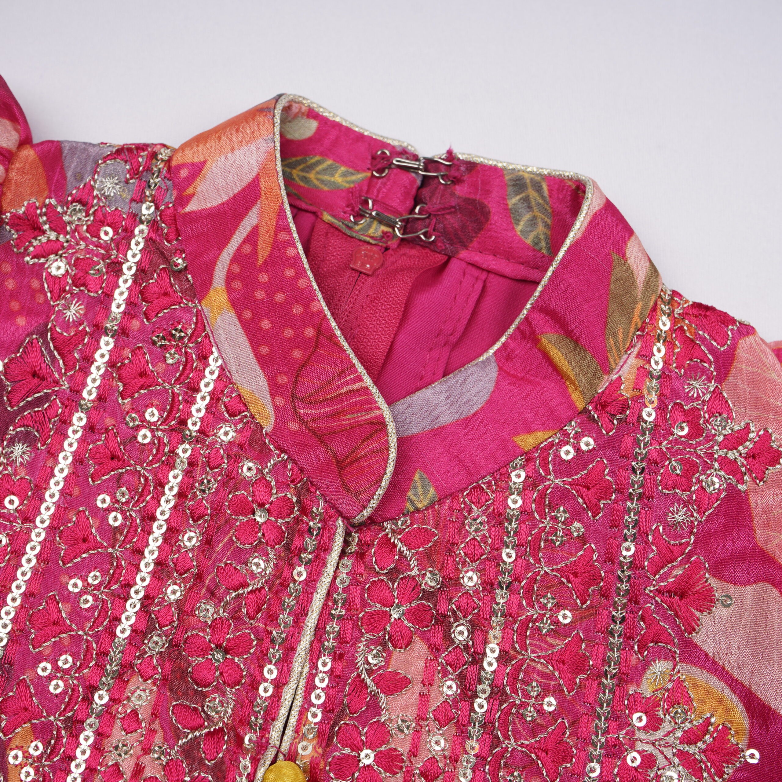 Sparkel Rani Sparkle Embroidered Palazzo Set for Girls