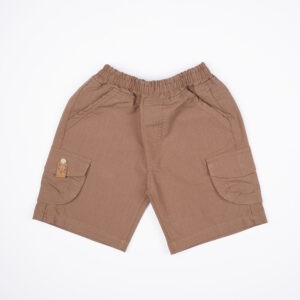 Little Kangaroos Baby Boys Brown Ripstop Cargo Shorts