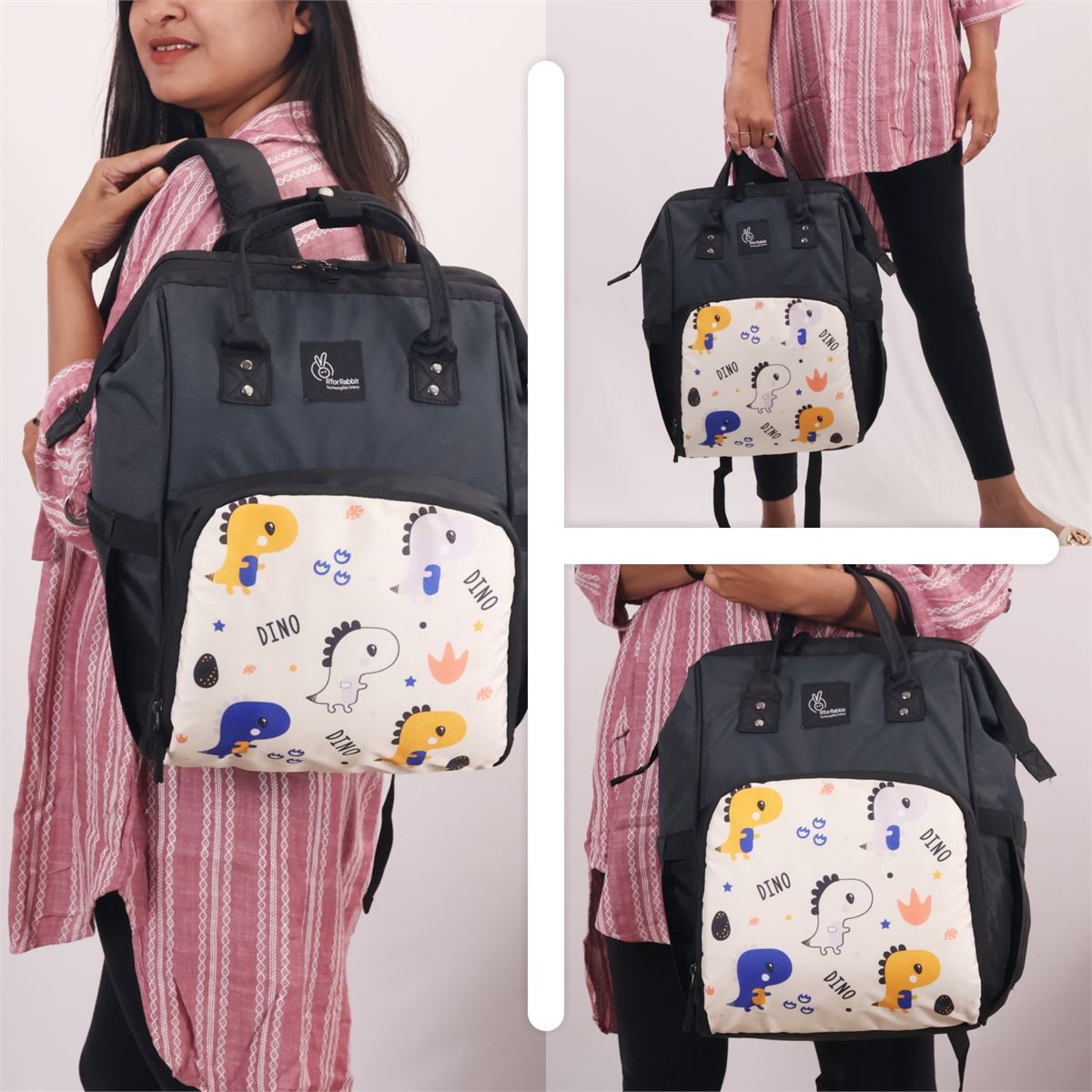 R For Rabbit Caramello Dino Daiper Bag (Beige)