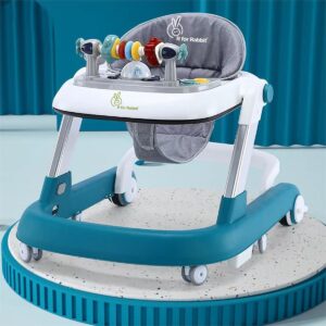 R for Rabbit Baby Walker (Teal Blue)