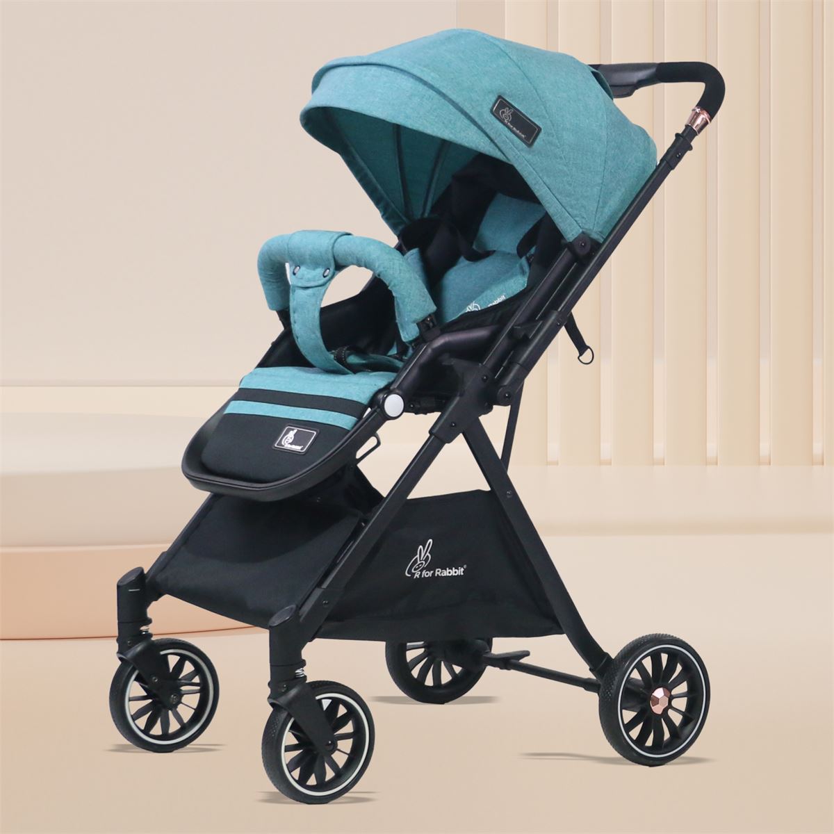 R for Rabbit Lightweight Baby Stroller (Teal Blue)