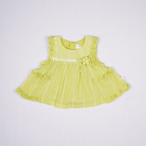 Justttos Lime Green Frock