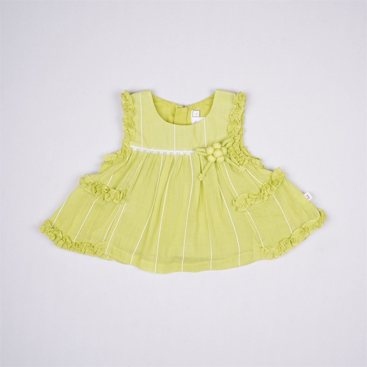 Justttos Lime Green Frock