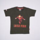 Marvel Boys' Olive Green Iron Man T-Shirt