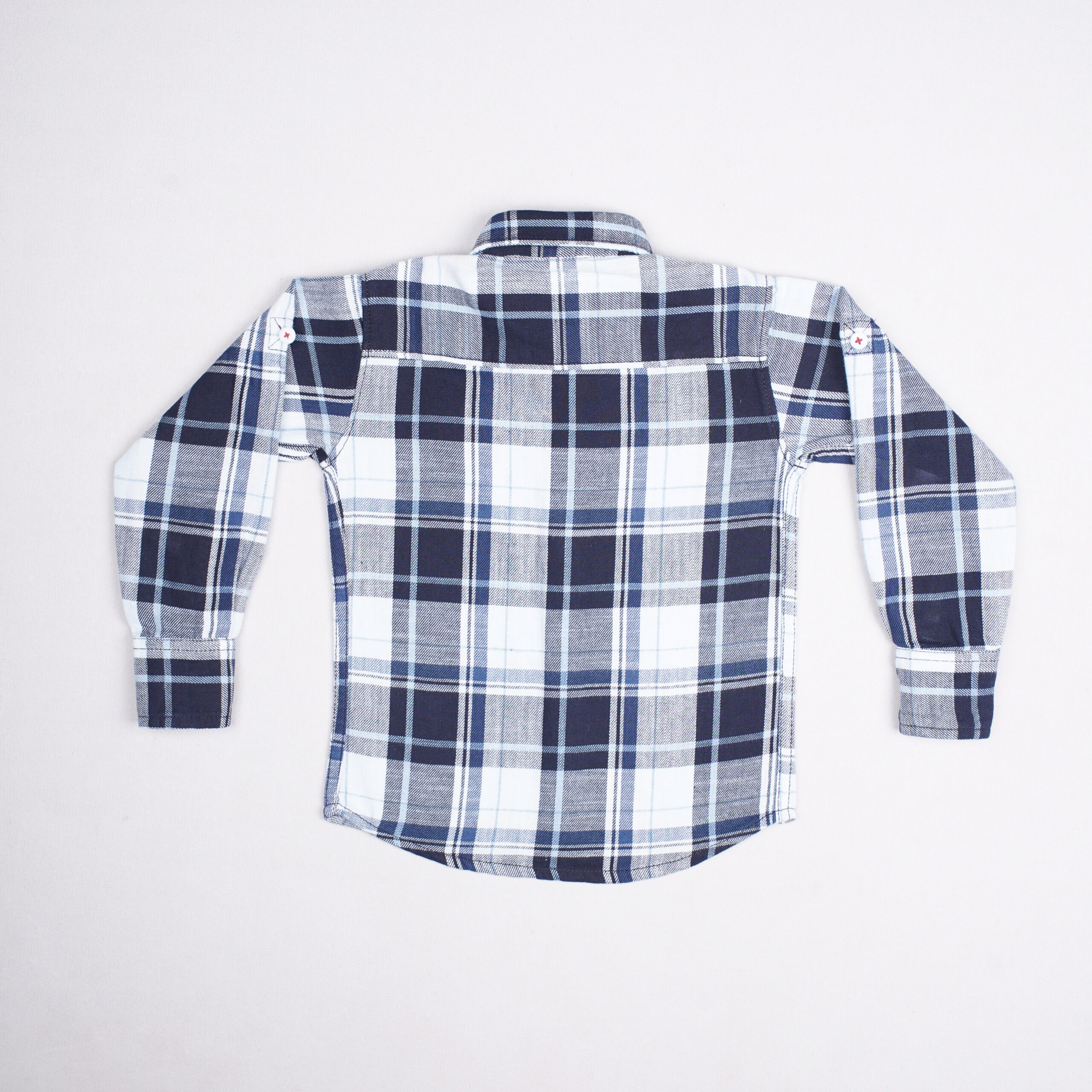 Donjauns casual Blue white shirt