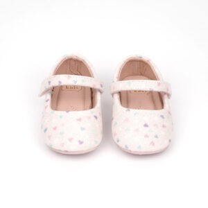 Ketimport Girl Pink Shimmer Heart Printed Bellies