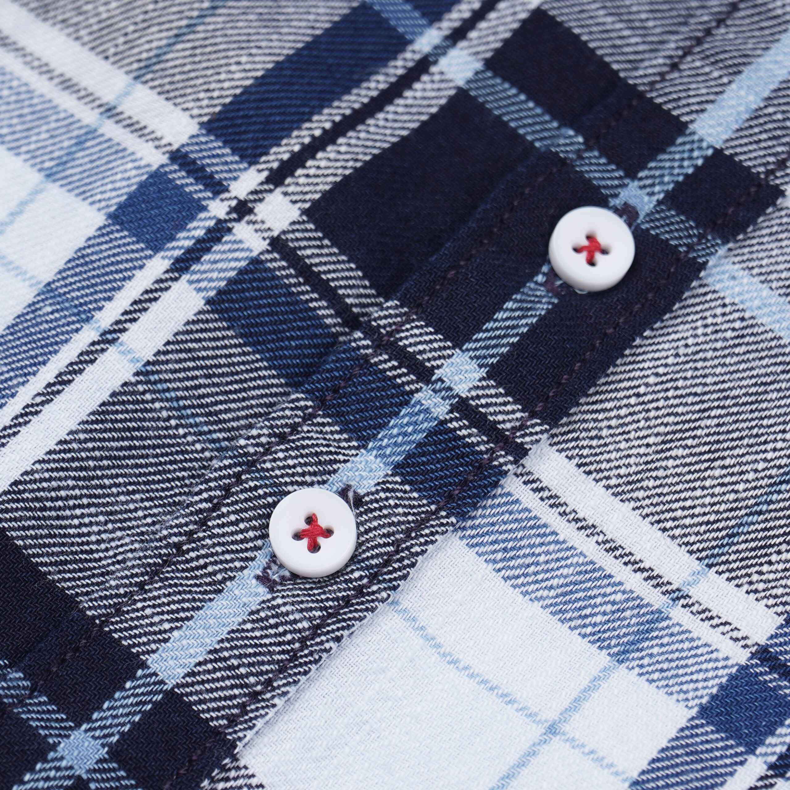 Donjauns casual Blue white shirt