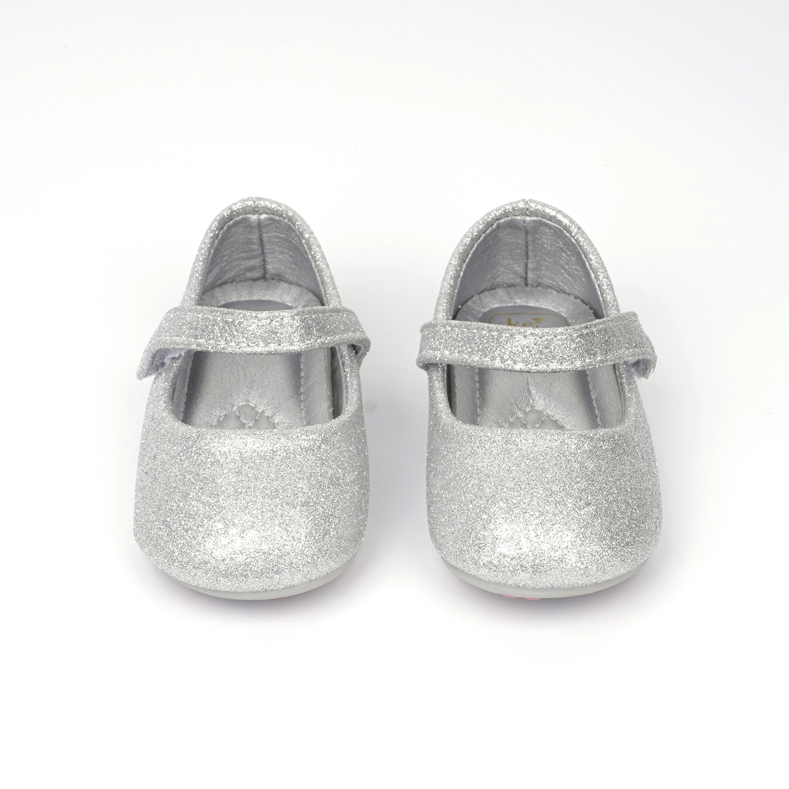 Ketimport Baby Girl Glitter Silver Mary