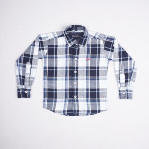 Donjauns casual Blue white shirt