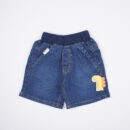 Little Kangaroos Baby Boys Dark Blue Dinosaur Patch Denim Shorts