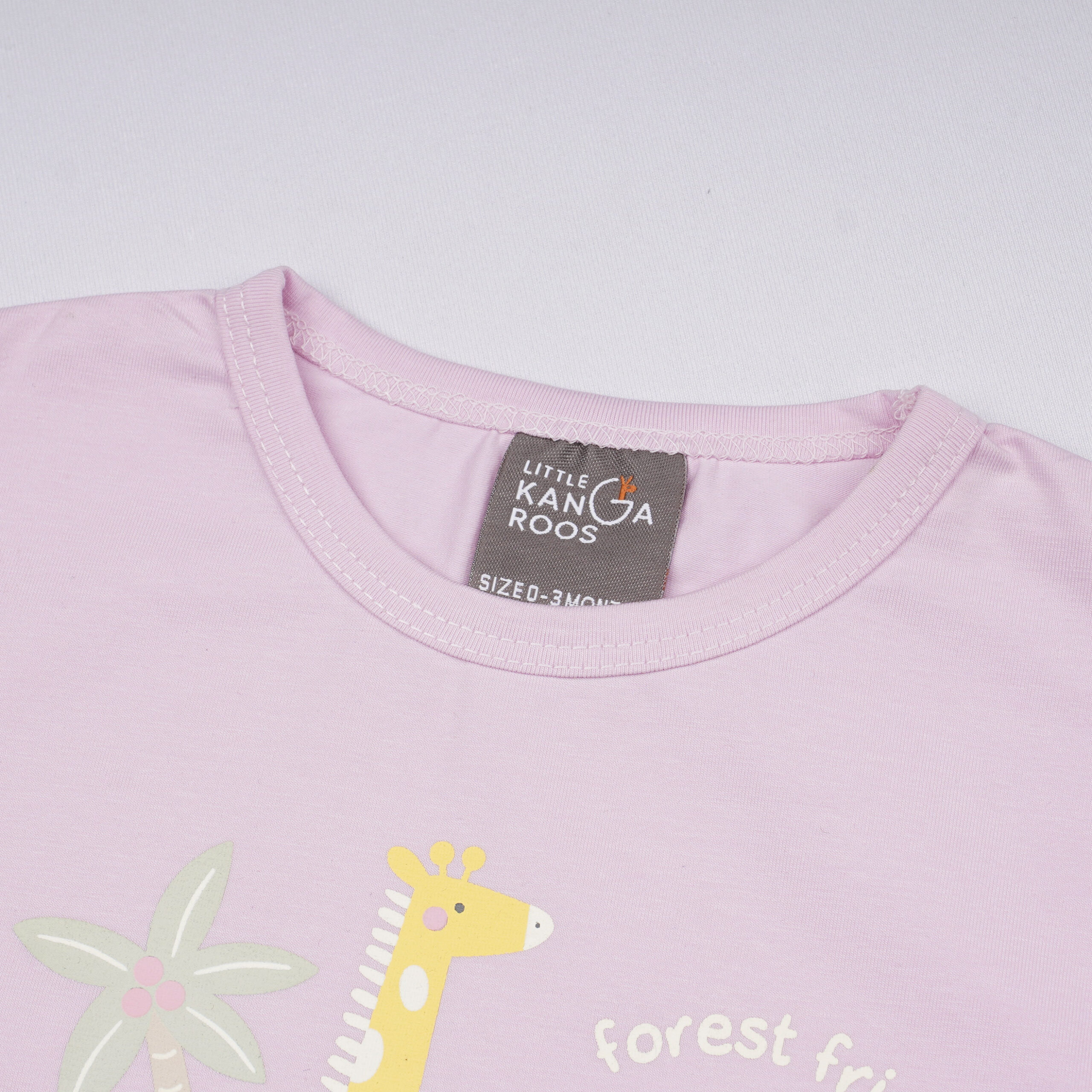 Little Kangaroos Light Pink Baby T-Shirt